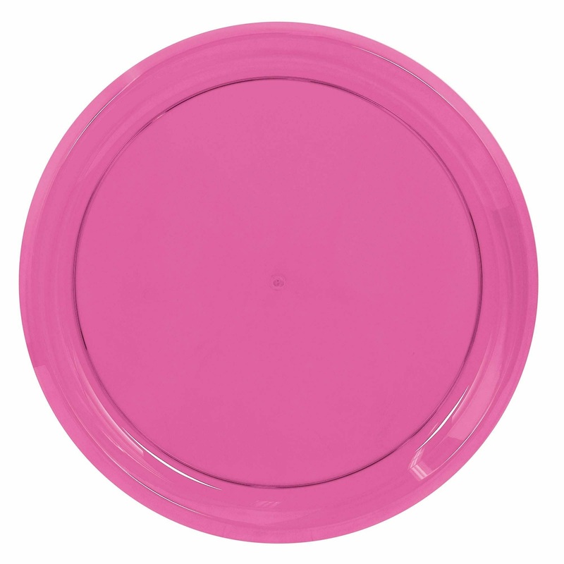 16″ Platter – Bright Pink