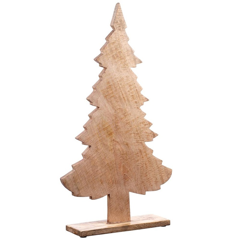 35.5″ Wood Tree Tabletop Decor