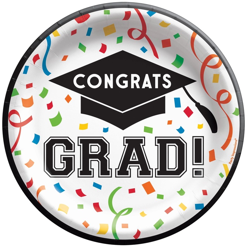 No More Books 6 3/4″ Round Plates