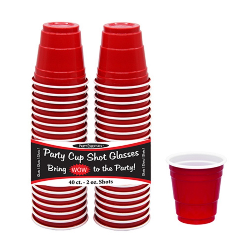 2 OZ. RED PARTY SHOTS  40 CT.