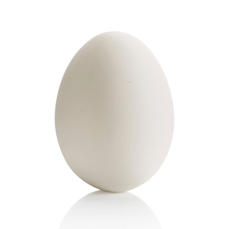 Bisque Egg 3 3/4″
