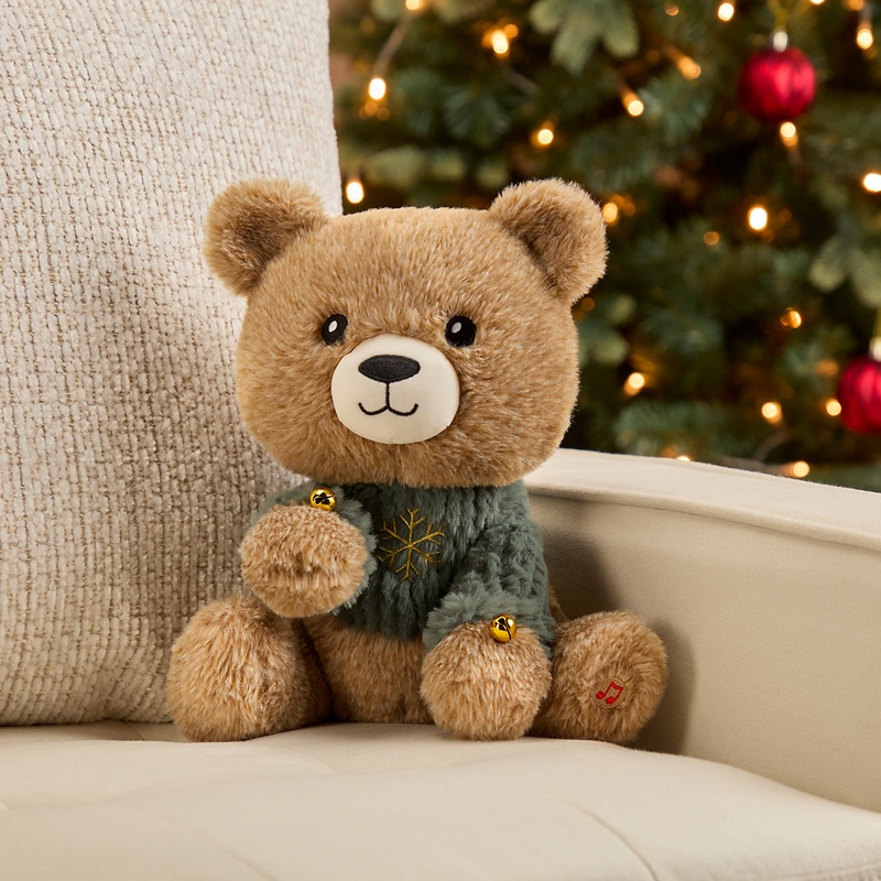 Singing Brown & Green Sitting Bear