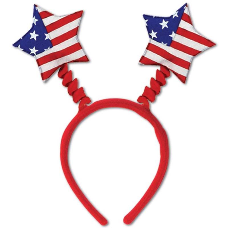 12 Pack Bulk Patriotic Star Boppers