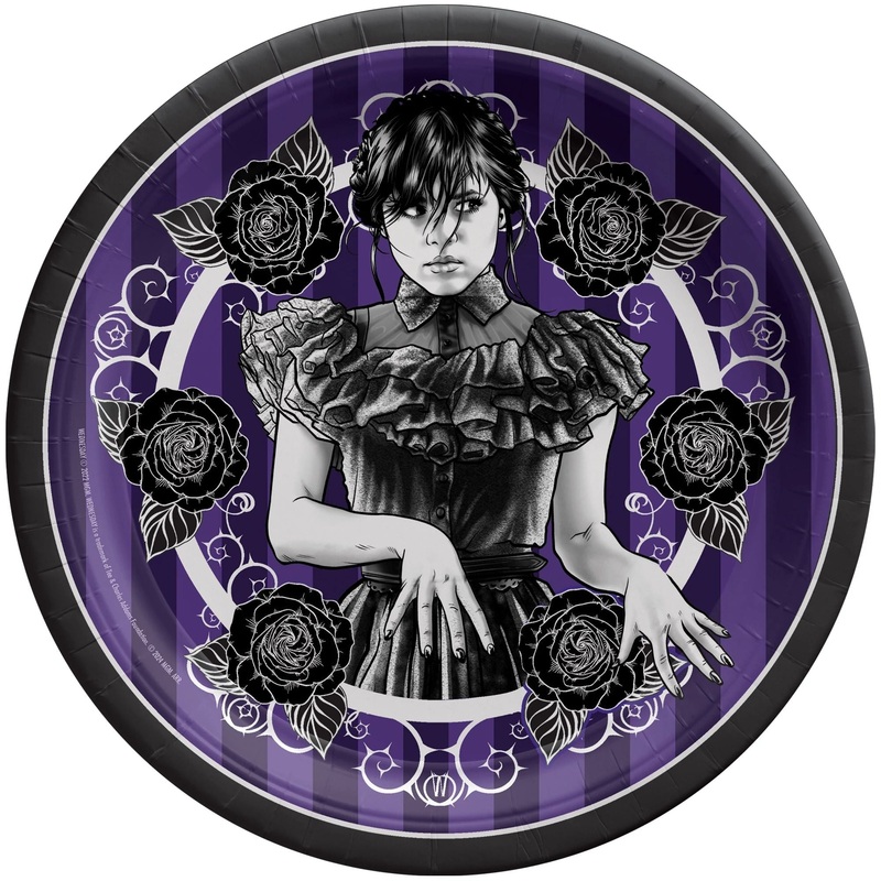 Wednesday Round Plates, 9″