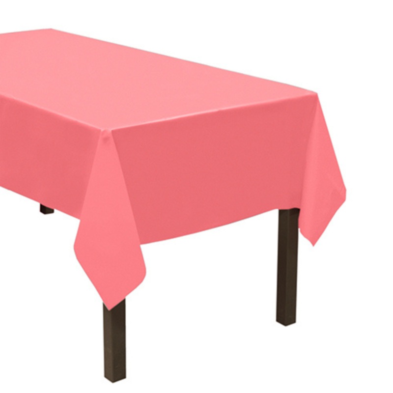 54 x 108 RECTANGULAR TABLE COVERS  PINK