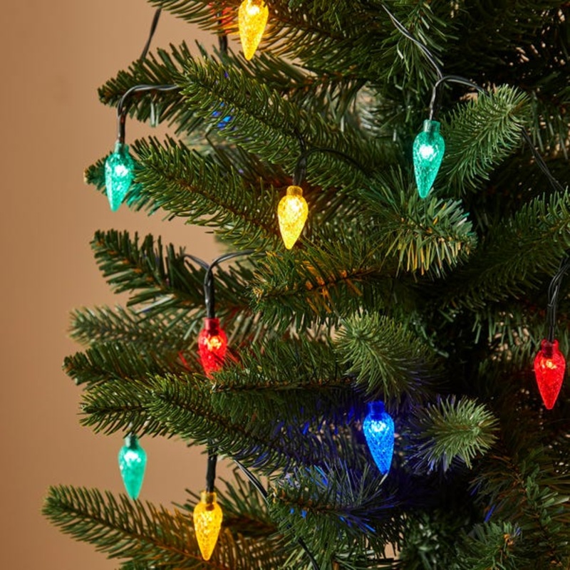 20 LED Multicoloured Diamond String Lights