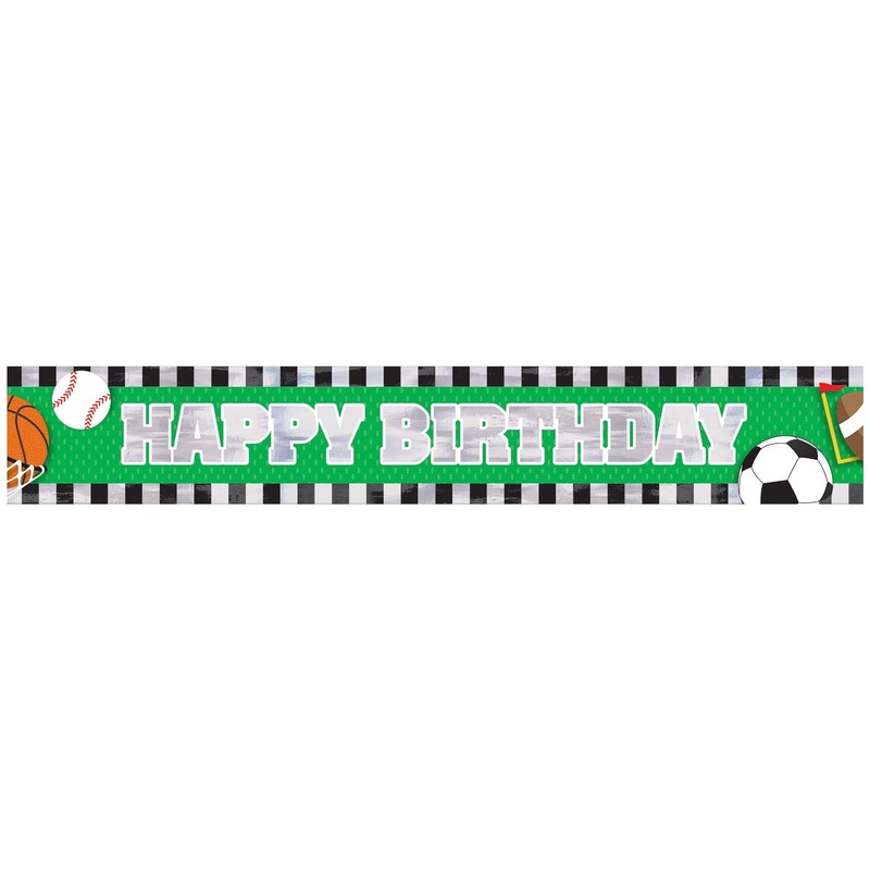 All Star Birthday Foil Banner