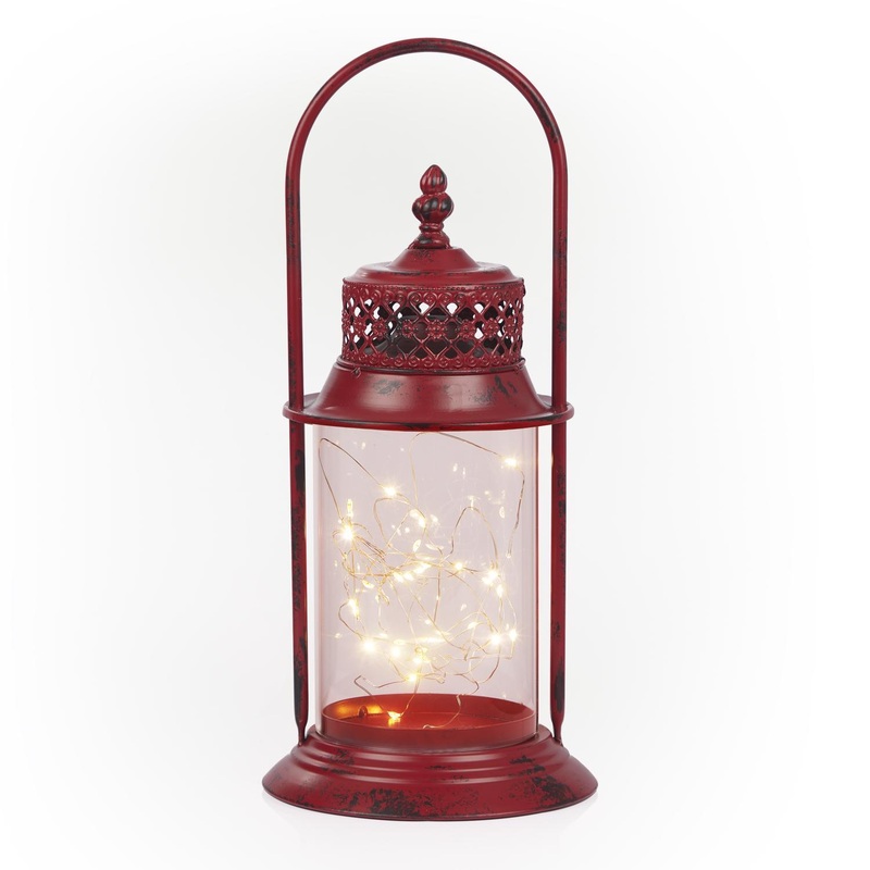 Alpine Lantern 16.3 in. Porch Decor
