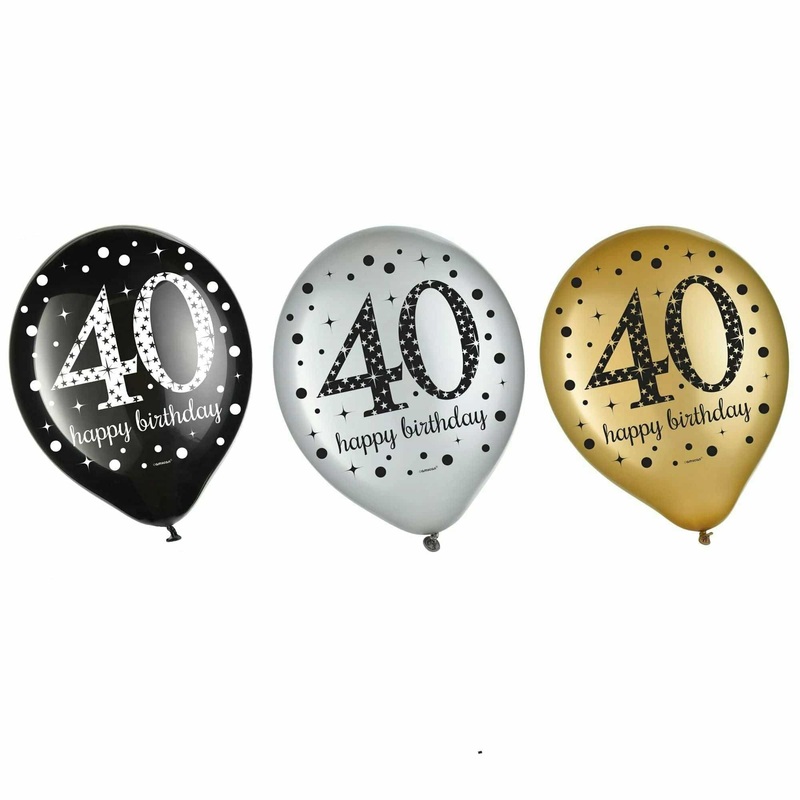 Sparkling Celebration 40 Latex Balloons