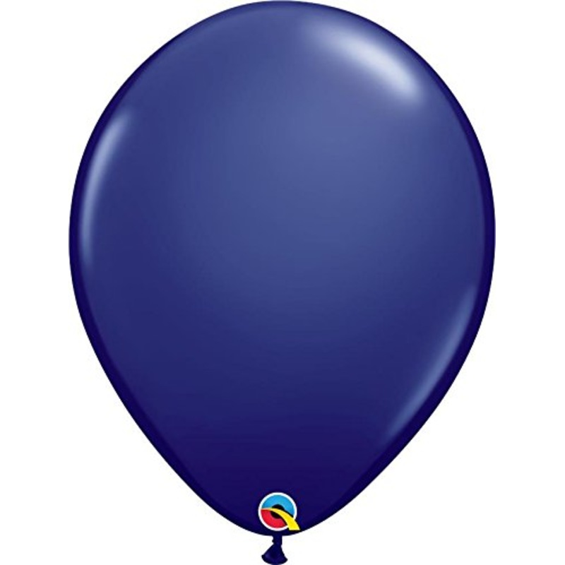 100 Qualatex Navy Latex Balloons 11
