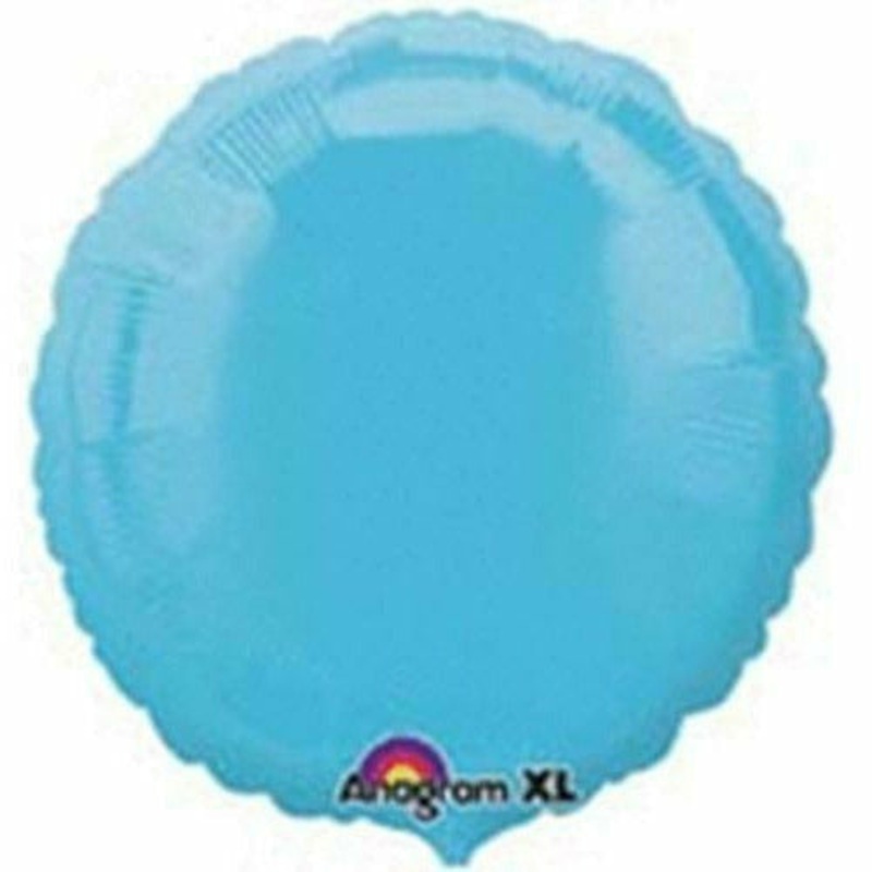 066 17″ Caribbean Blue Circle Foil