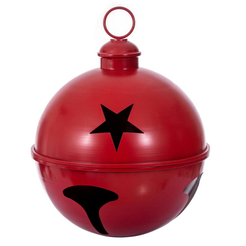 20″ Red Iron Bell Ornament