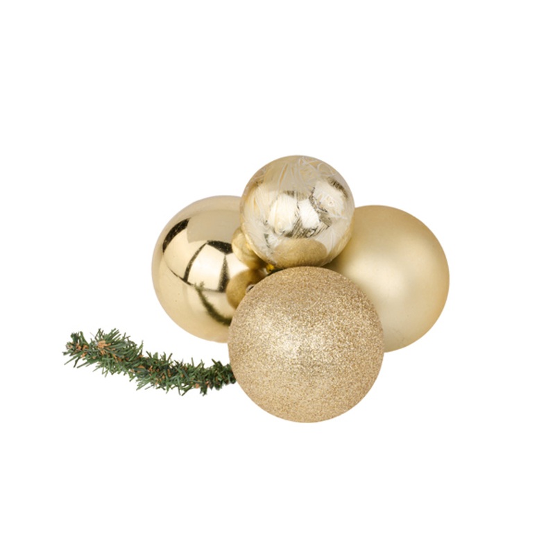 4-Ball Cluster Champagne 2.5″-3″