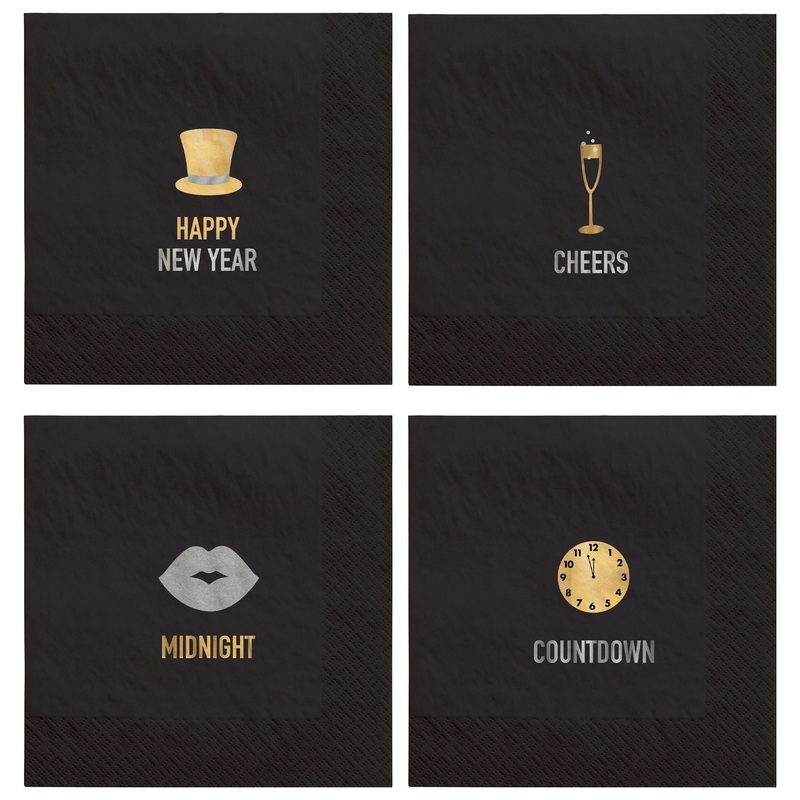 New Year’s Multipack Beverage Napkins