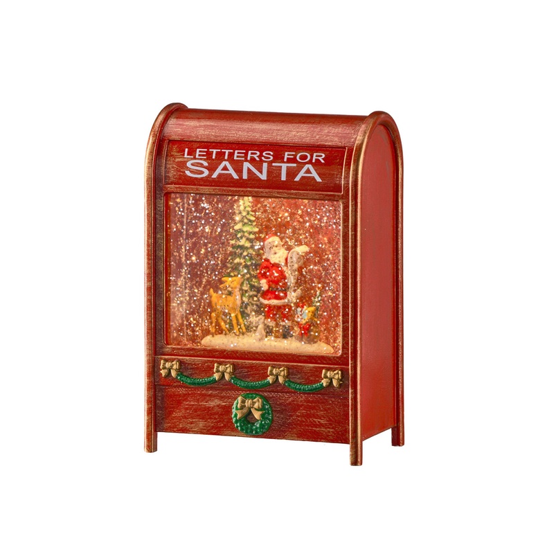 LED Santa With Mail Box 7.5″ B/O