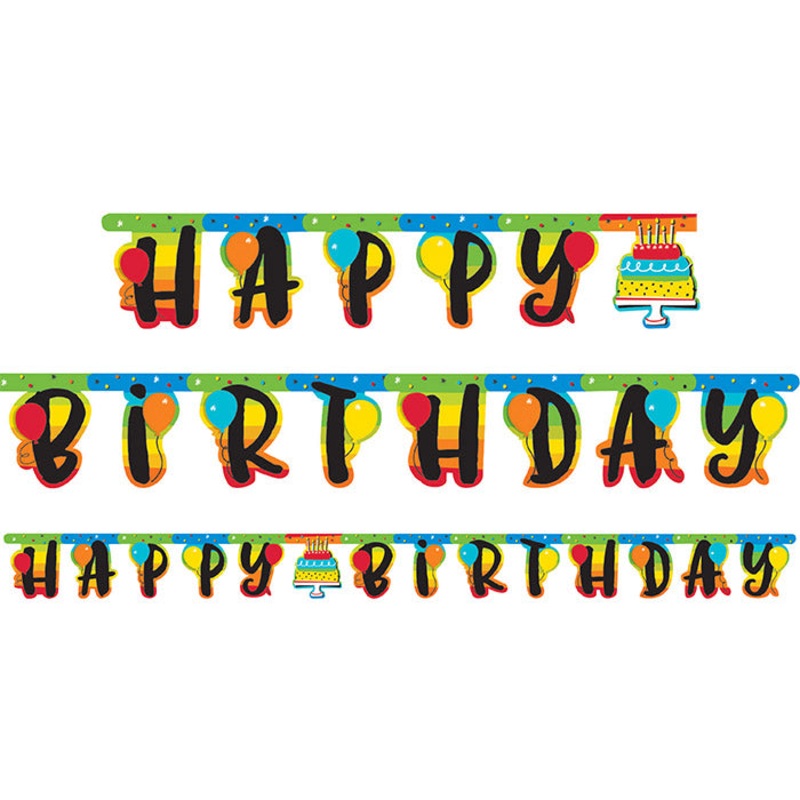 Hoppin’ Birthday Cake Jointed Banner Lg